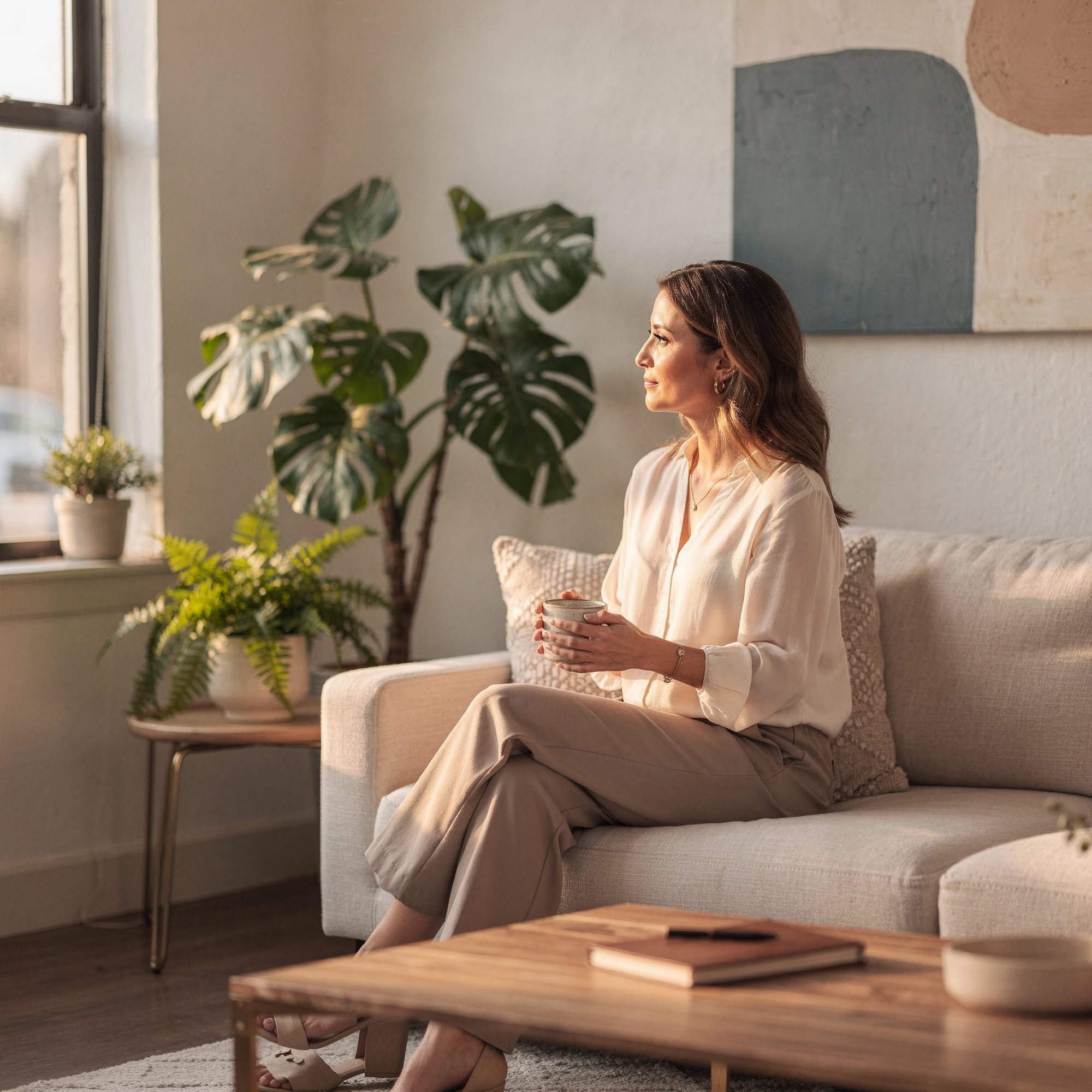 Psychiatrist in Canoga Park, CA – therapy session in a calm counseling office at Uriel Behavioral Wellness